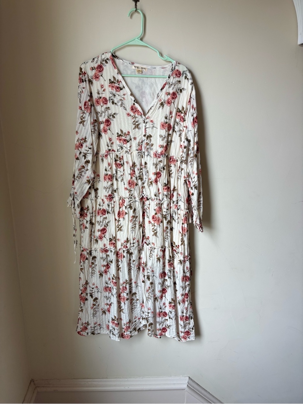 Studio West Apparel tiered cottagecore floral maxi dress